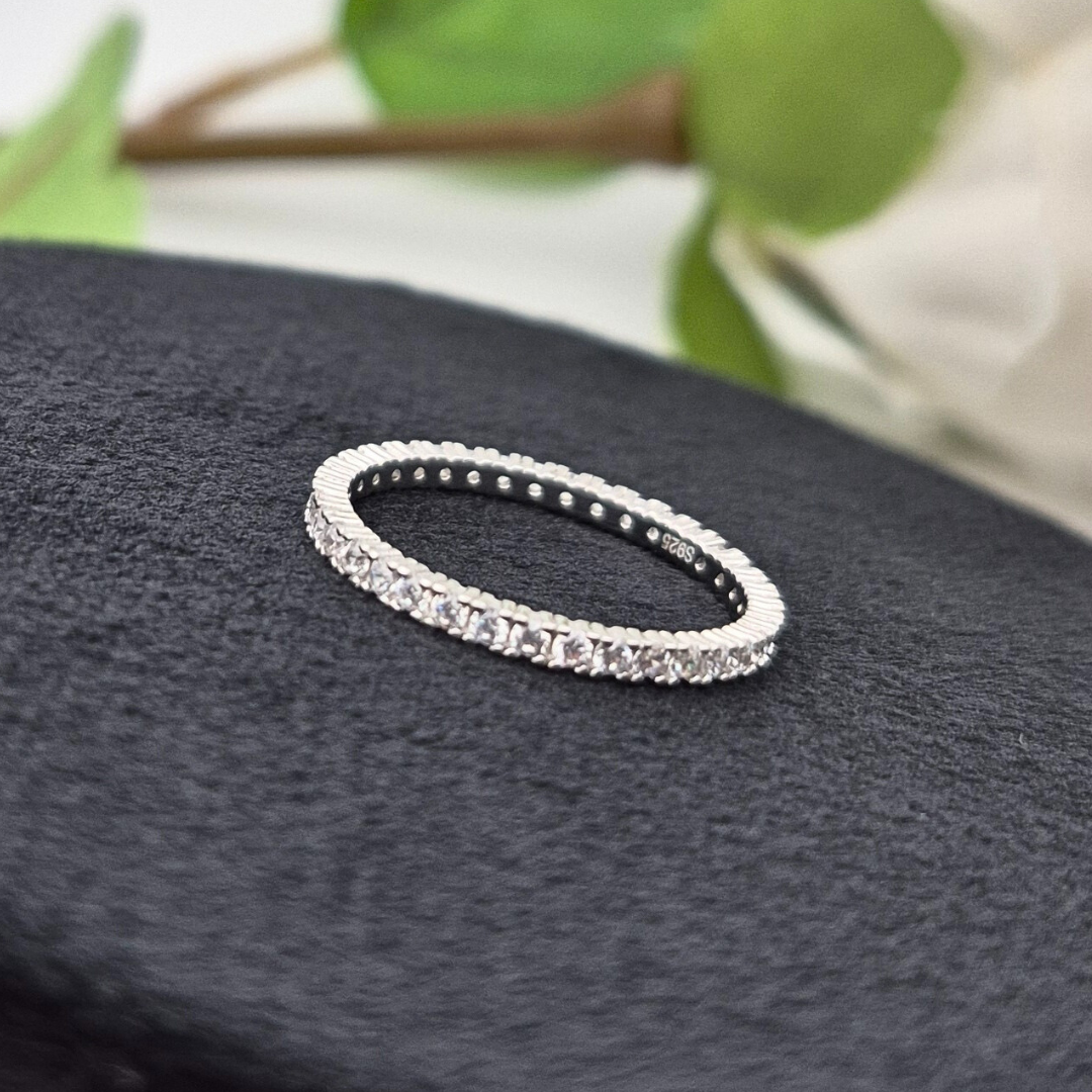 Lily Eternal Ring – Silver Full Eternity Band