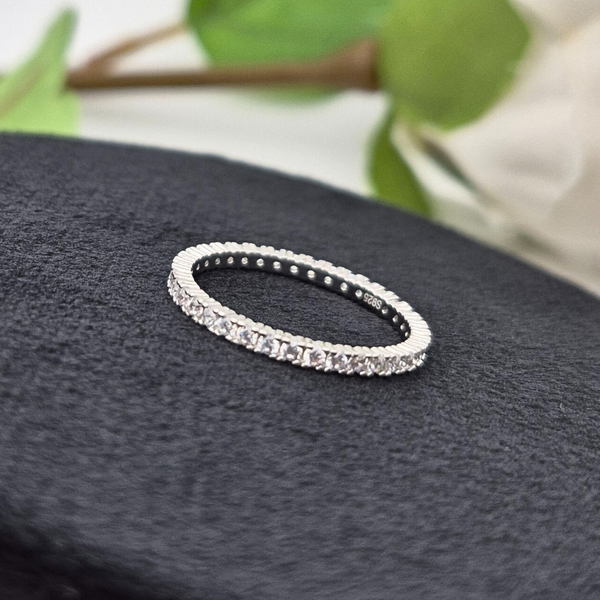 Lily Eternal Ring – Silver Full Eternity Band