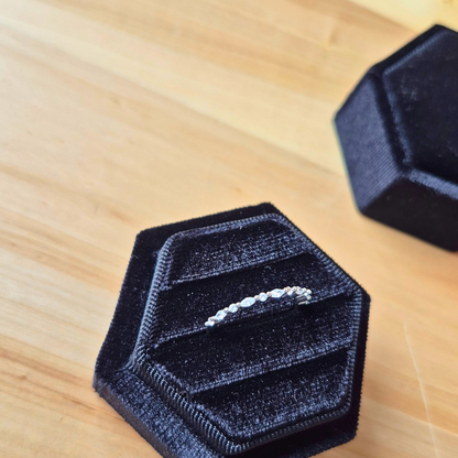 Ivy Circle Ring – Silver Stacker Eternity Ring