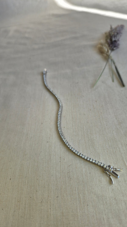 Moissanite Tennis Bracelet in 925 Sterling Silver | River