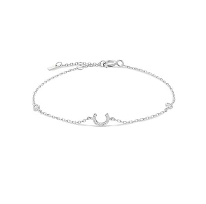 Valley Letter Bracelet – Delicate Sterling Silver Chain with Custom Initial Pendant